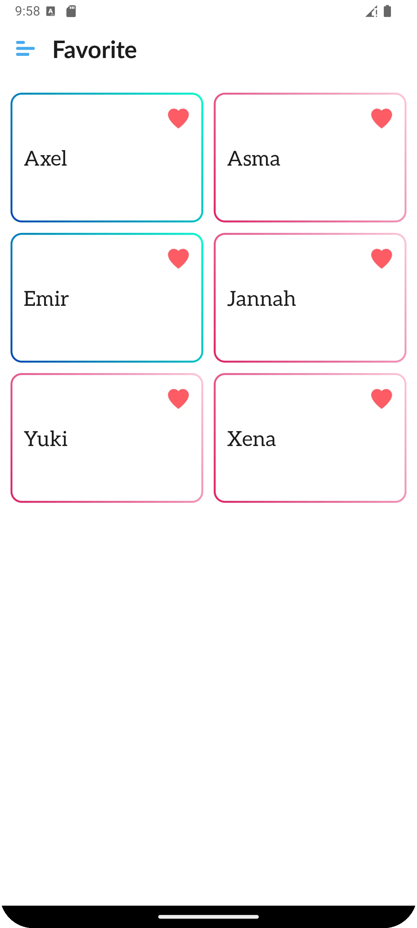 Baby Names and Meanings screenshot